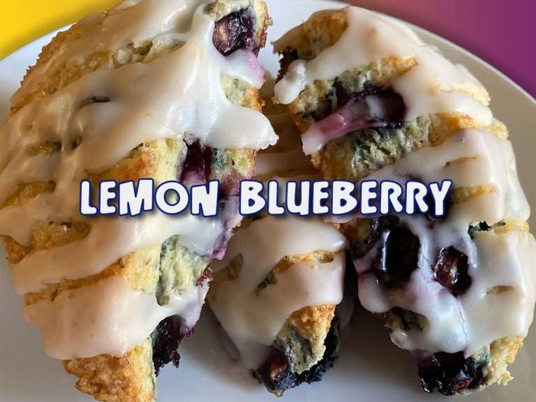 Lemon Blueberry gluten-free scone